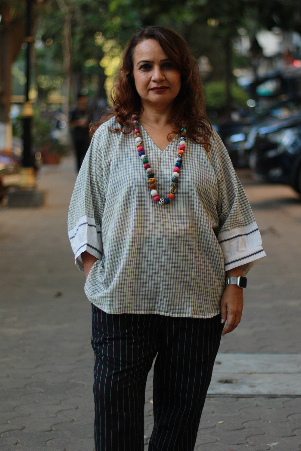 Taral | Anti Fit Cotton Top | Patteda Anchu | Ivory