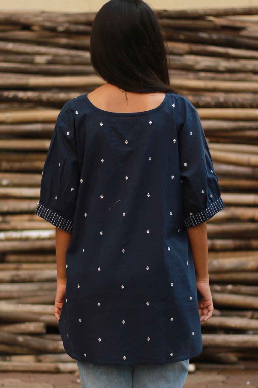 Madhura | Tunic | Blue Cotton