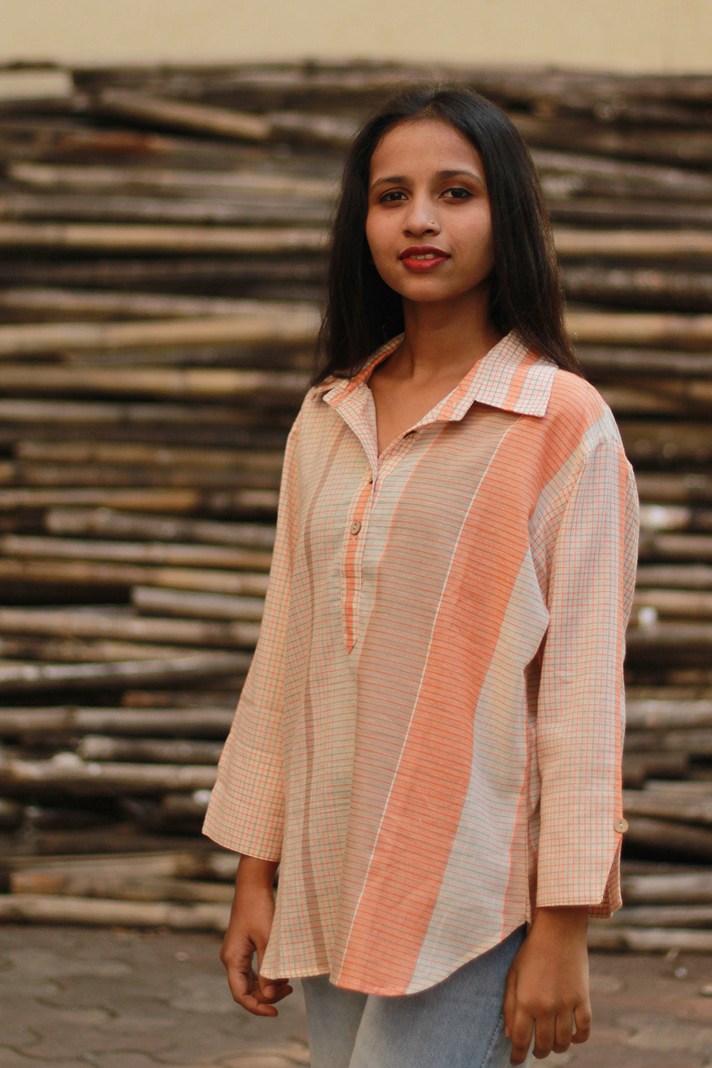 Madhura | Tunic | Tangerine Cotton