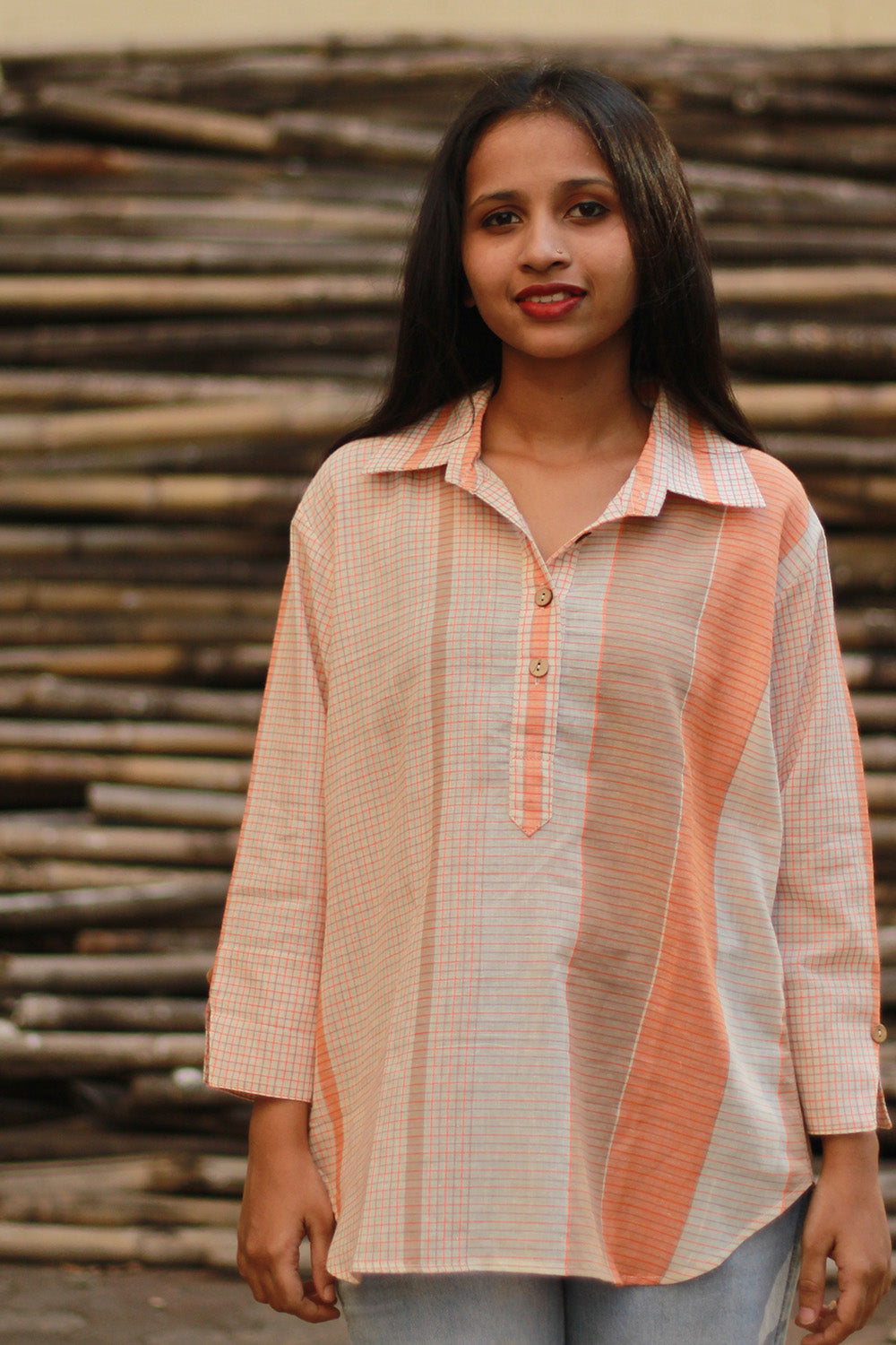 Madhura | Tunic | Tangerine Cotton