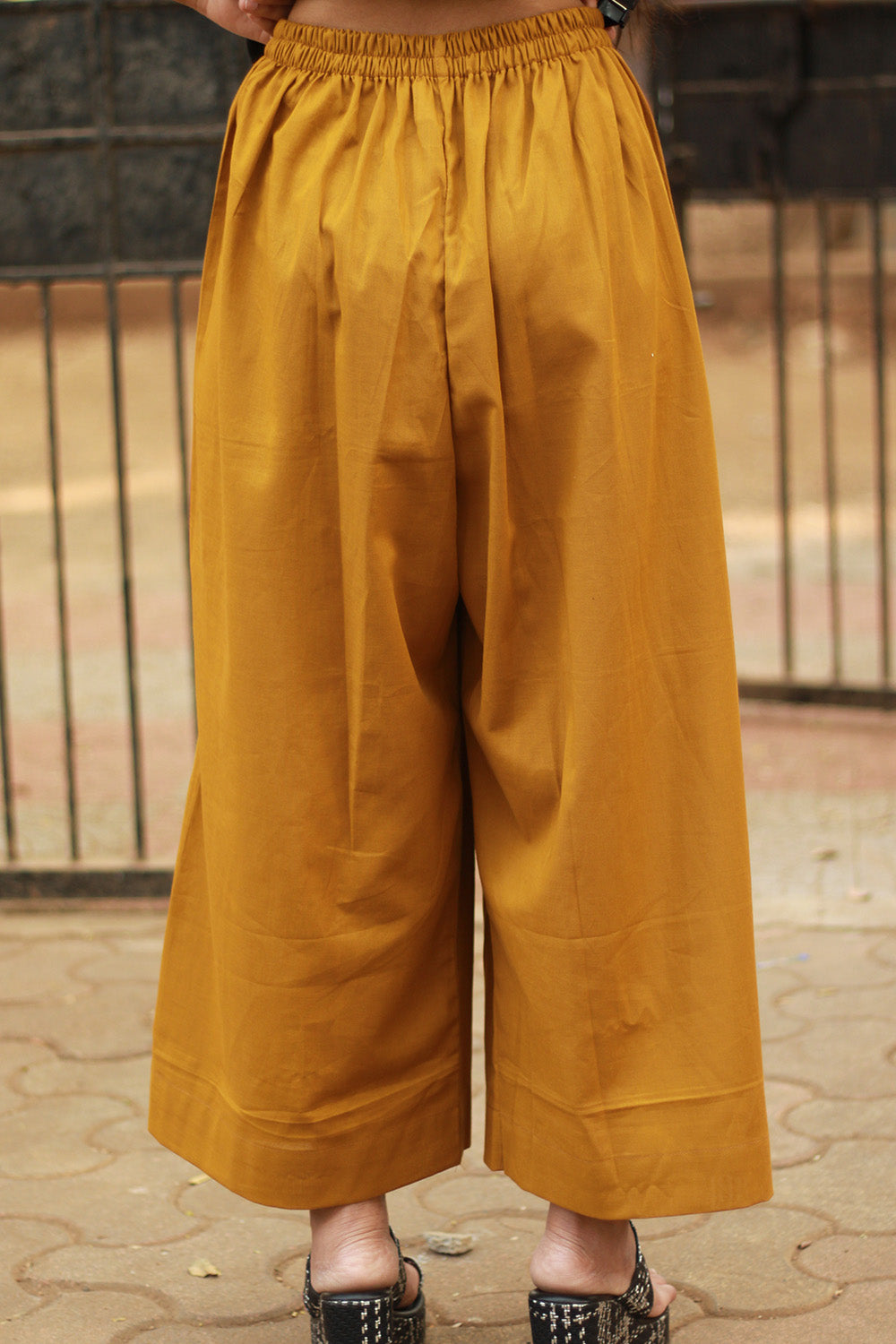 Saumya | Wide Leg Pants | Mustard
