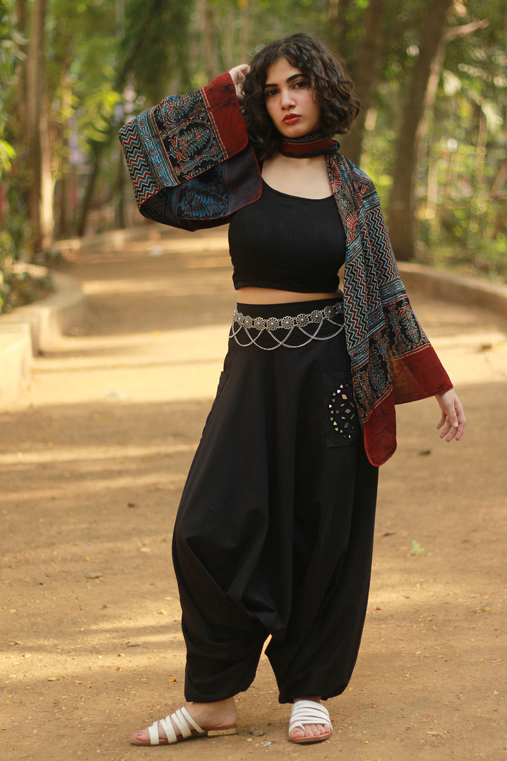 Wayfarer | Drop Crotch Pants | Noir
