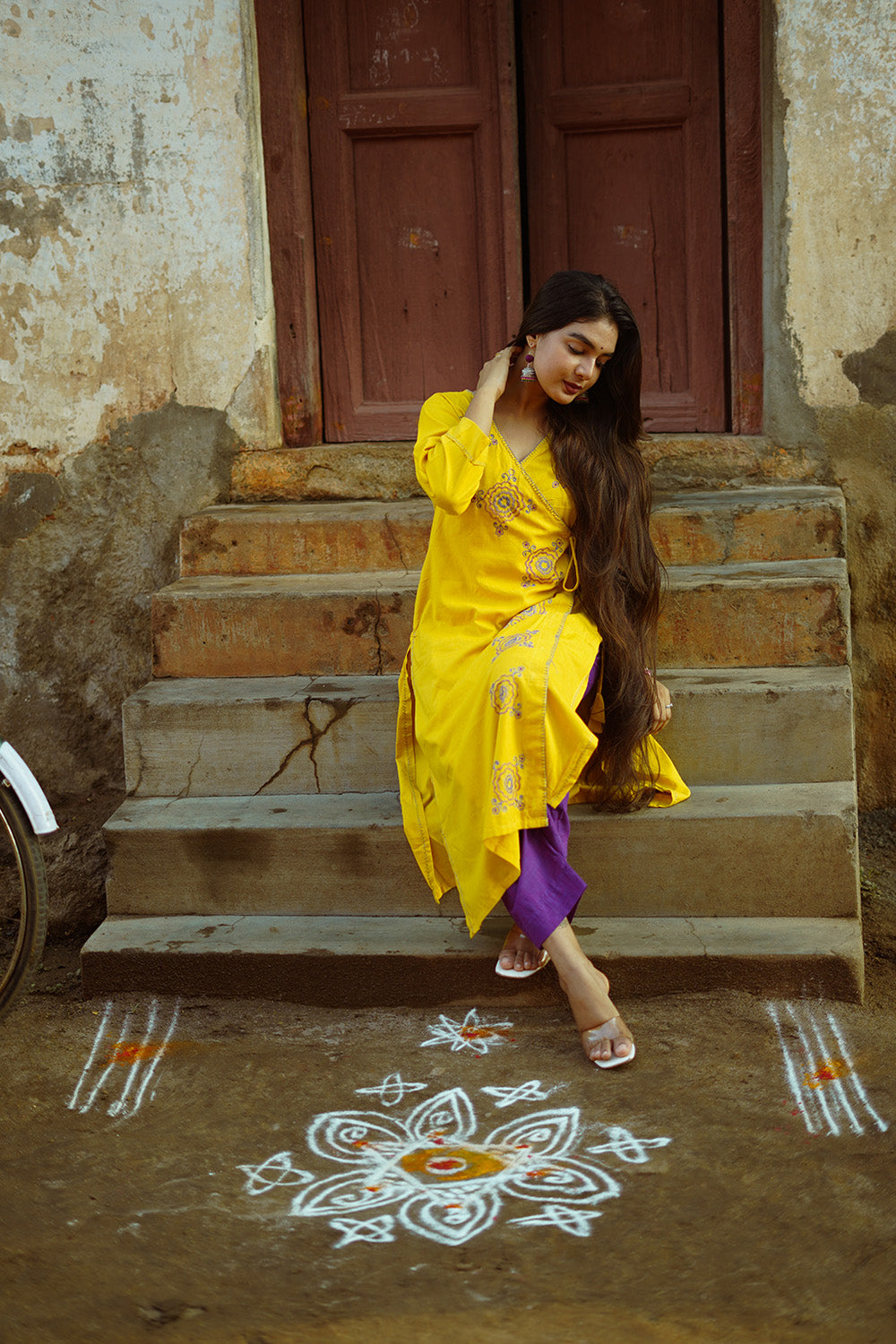 Zardi Nazakat | Hand Embroidered Angarkha