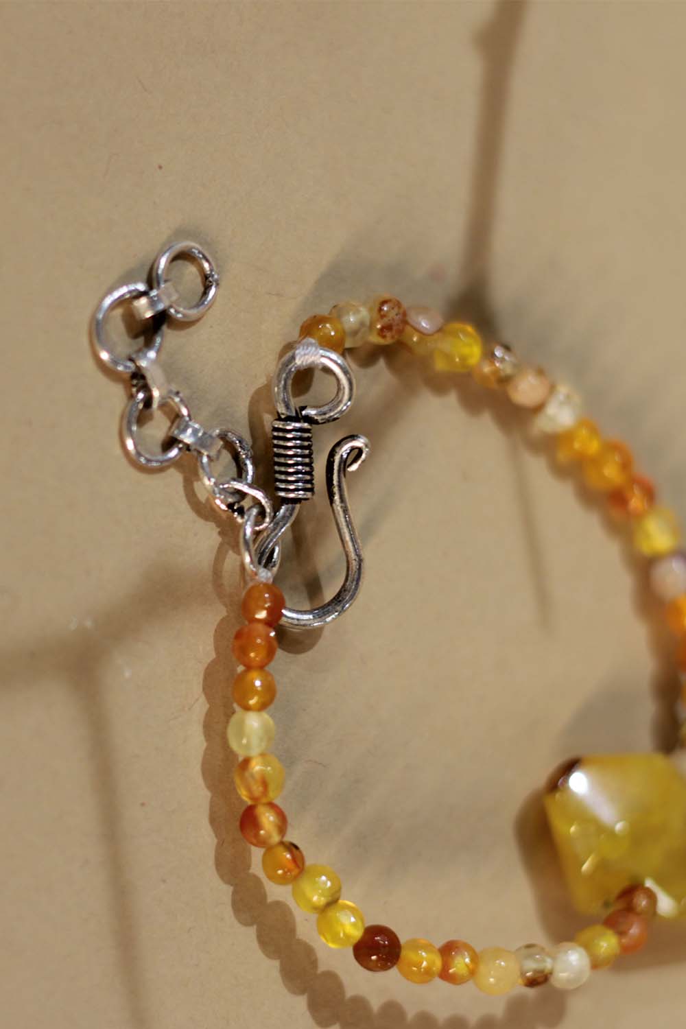Bracelet | Honey flat Agate