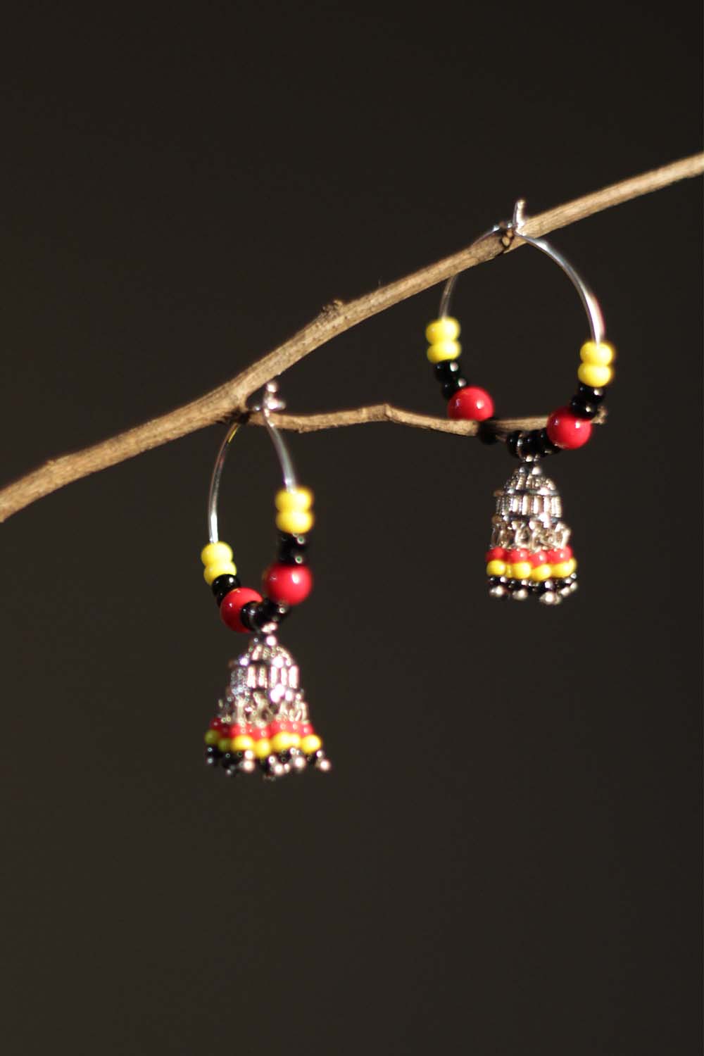 Chingari | Mini Bali Jhumka | Lemon
