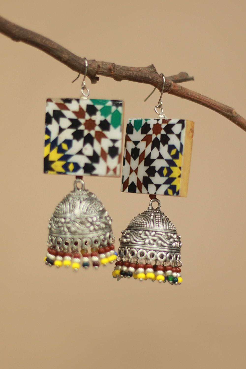 Wooden Jhumka