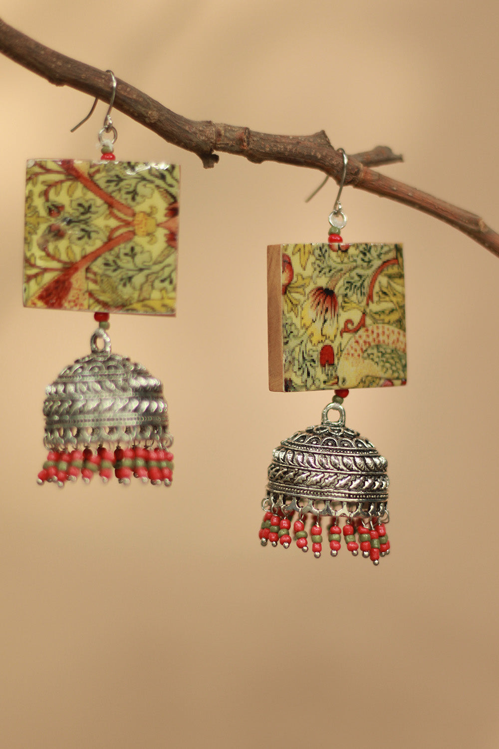 Wooden Jhumka