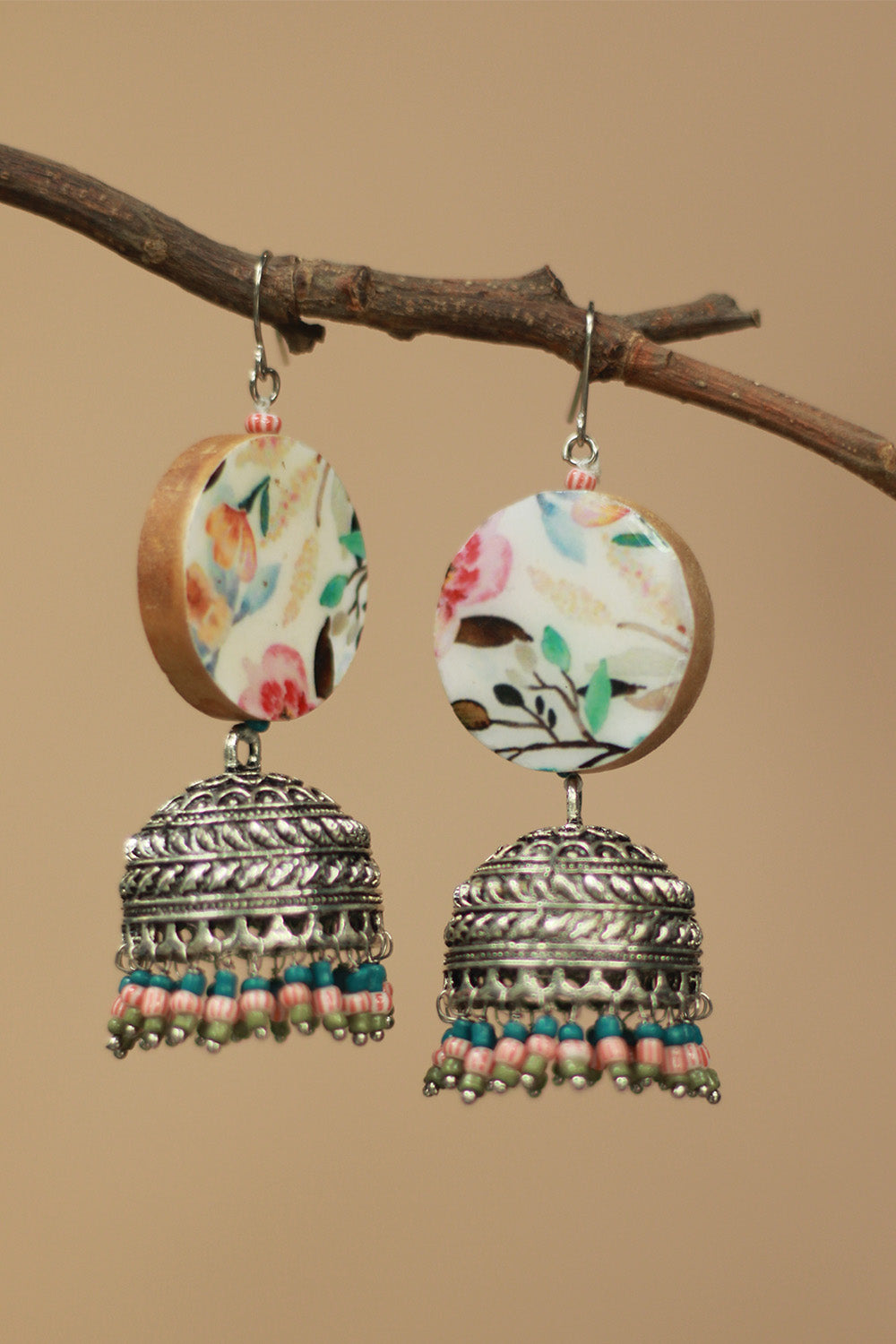 Wooden Jhumka