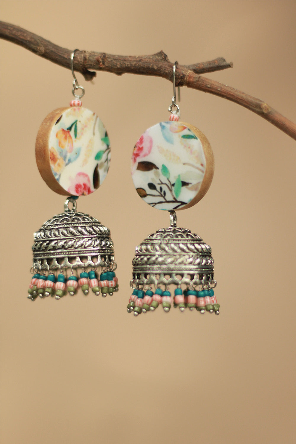Wooden Jhumka