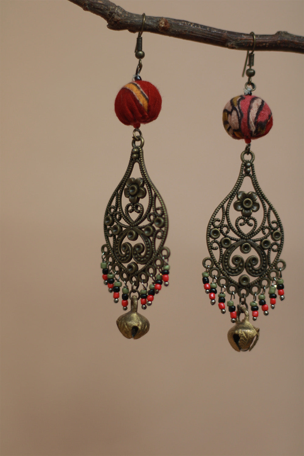 Nakshita | Chindi Earrings | Rouge