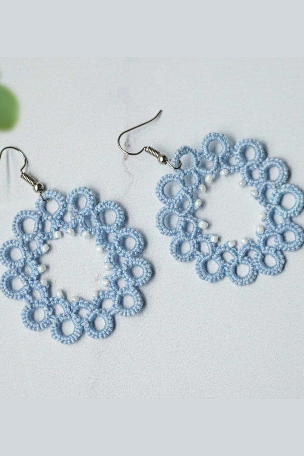 Knots to Node | Powder Loop Earrings