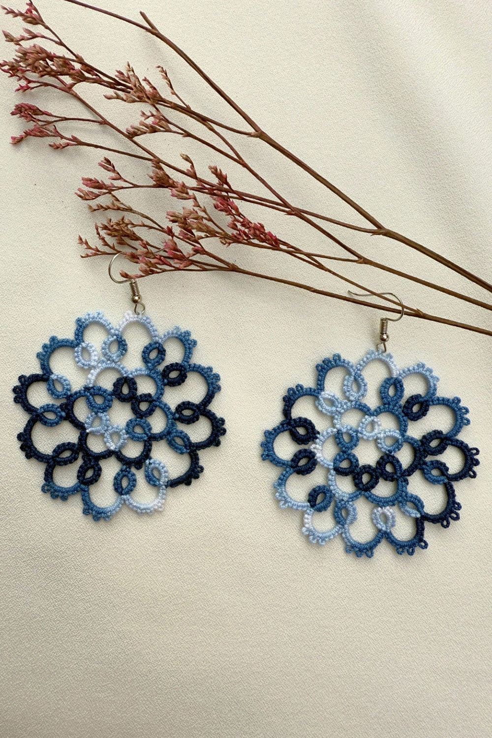 Knots to Node | Indigo Sky Symphony Earrings