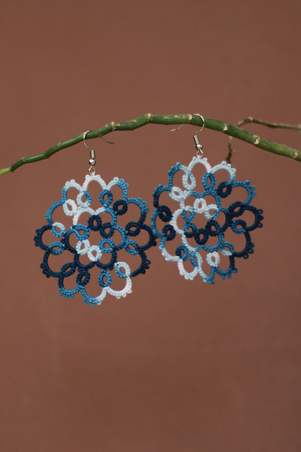 Knots to Node | Indigo Sky Symphony Earrings