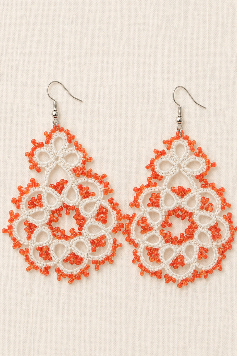 Knots to Node | Tangerine Twist Earrings