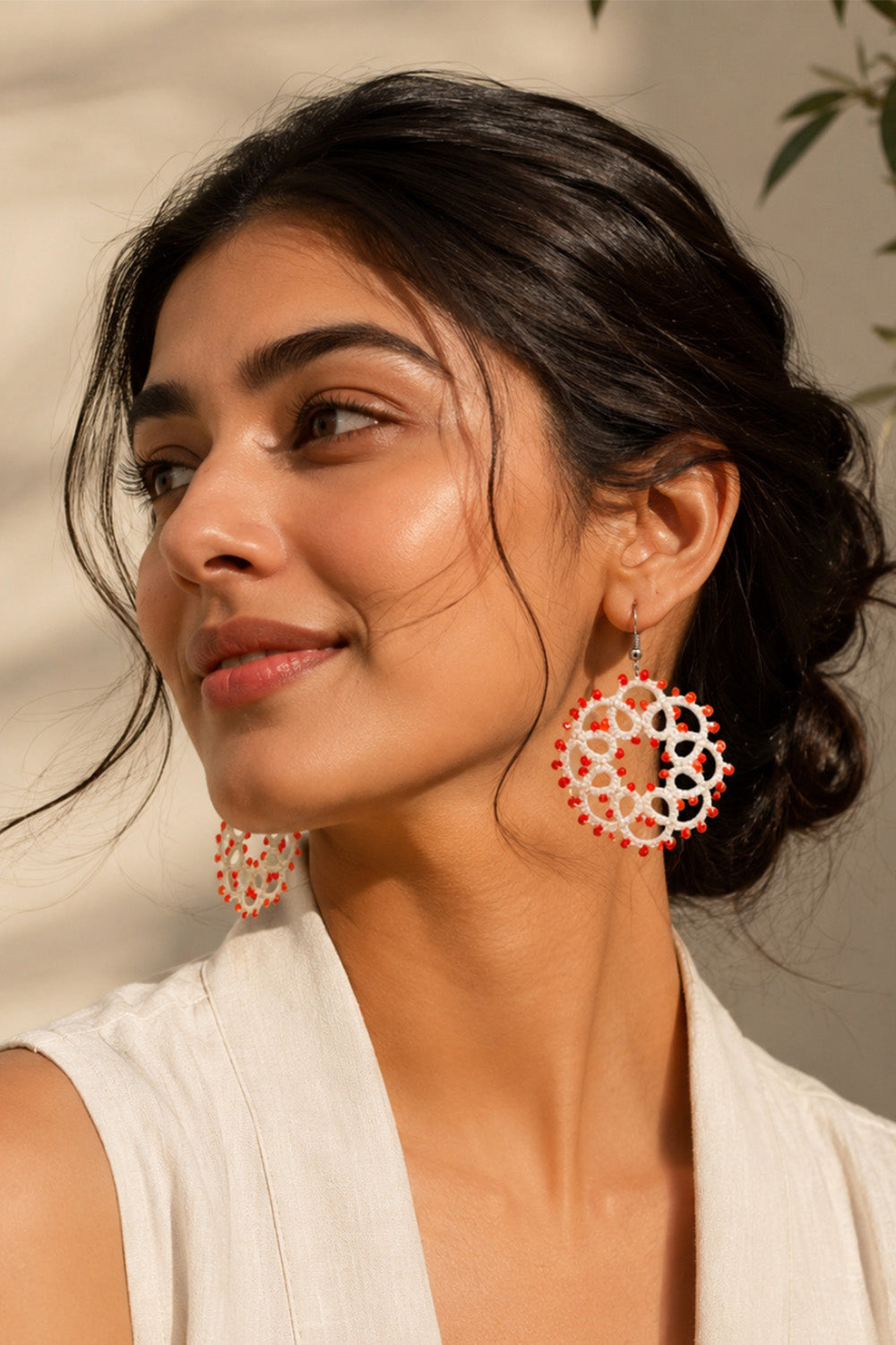 Knots to Node | Sunrise Lace Earrings