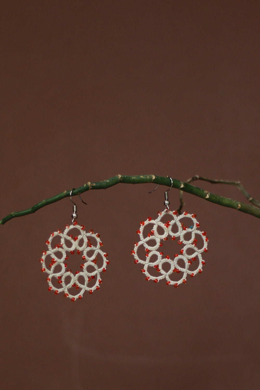 Knots to Node | Sunrise Lace Earrings