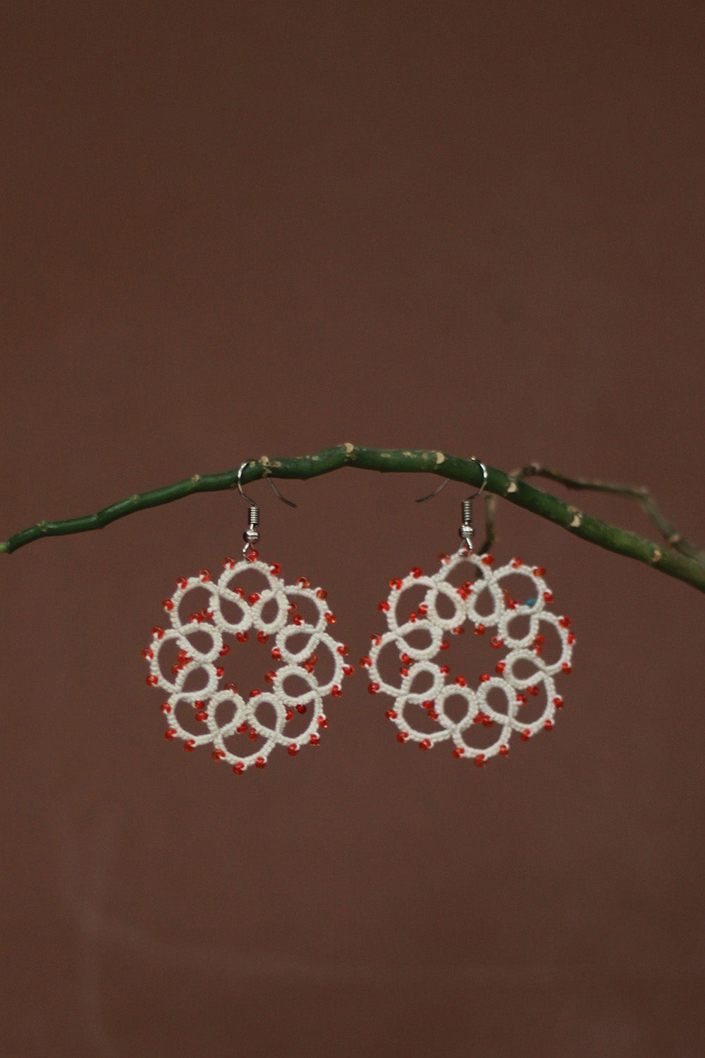 Knots to Node | Sunrise Lace Earrings