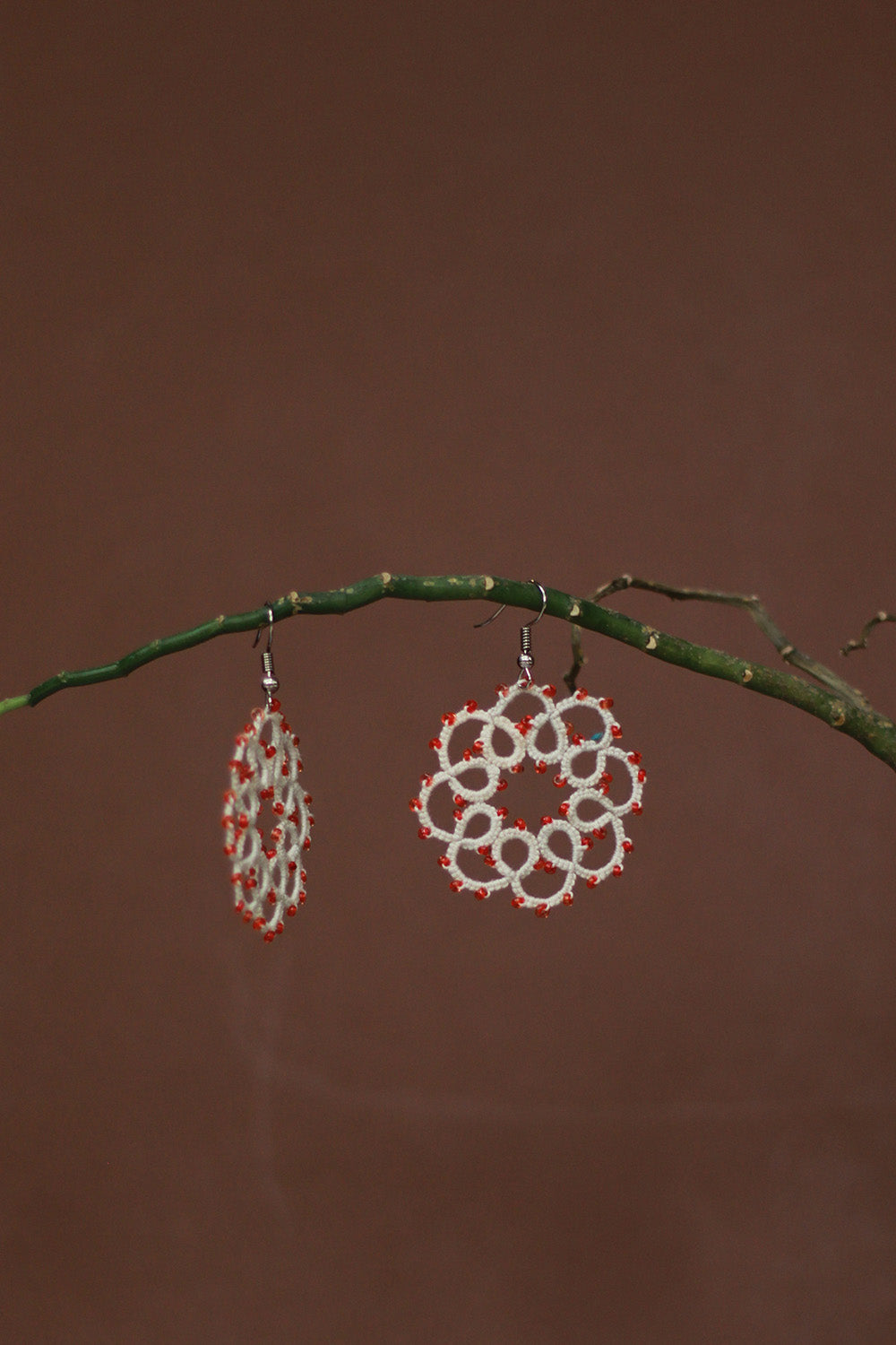 Knots to Node | Sunrise Lace Earrings
