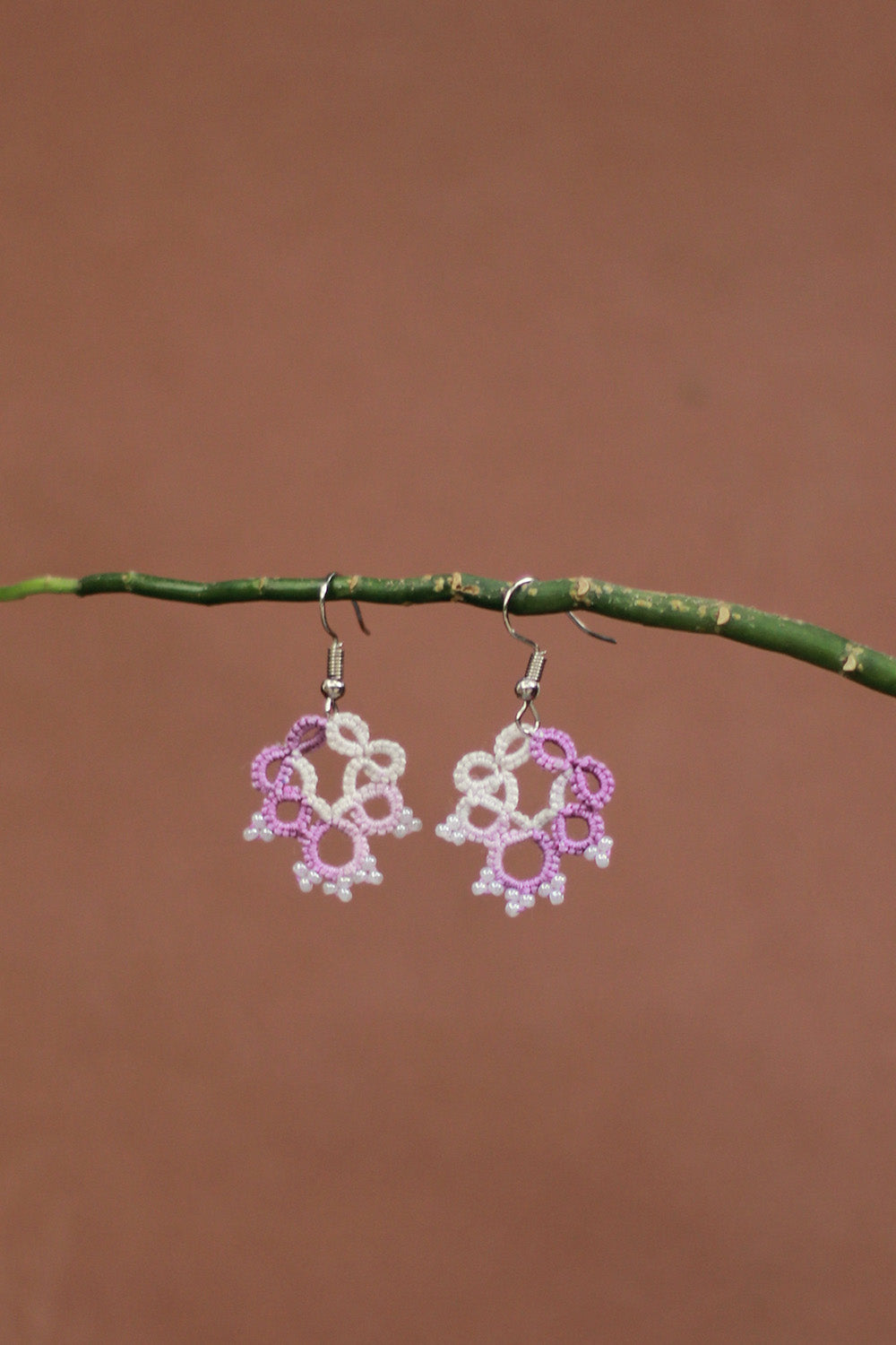 Knots to Node | Lilac Whimsy Earrings