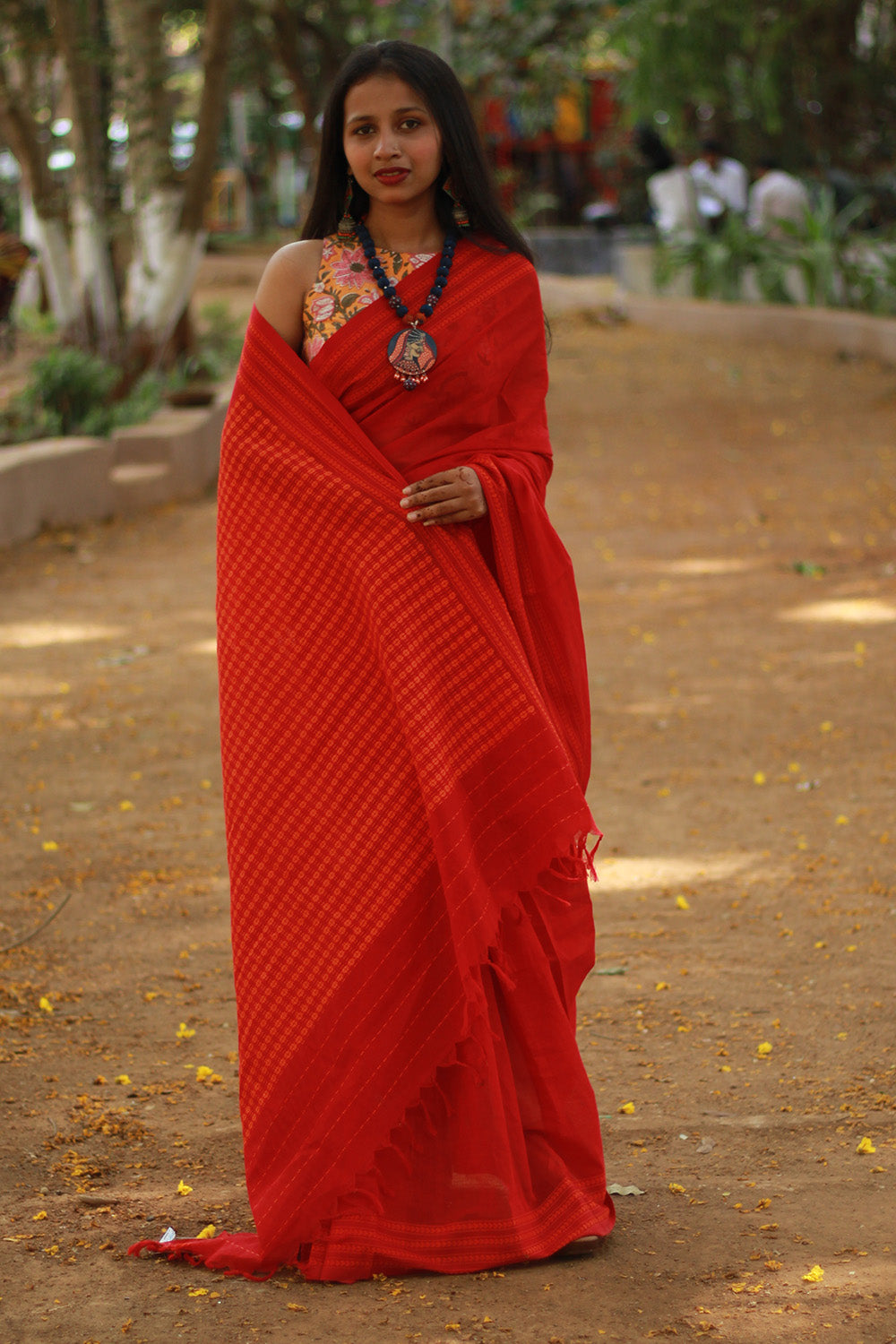 Handloom Cotton Saree | Begumpuri | Rouge