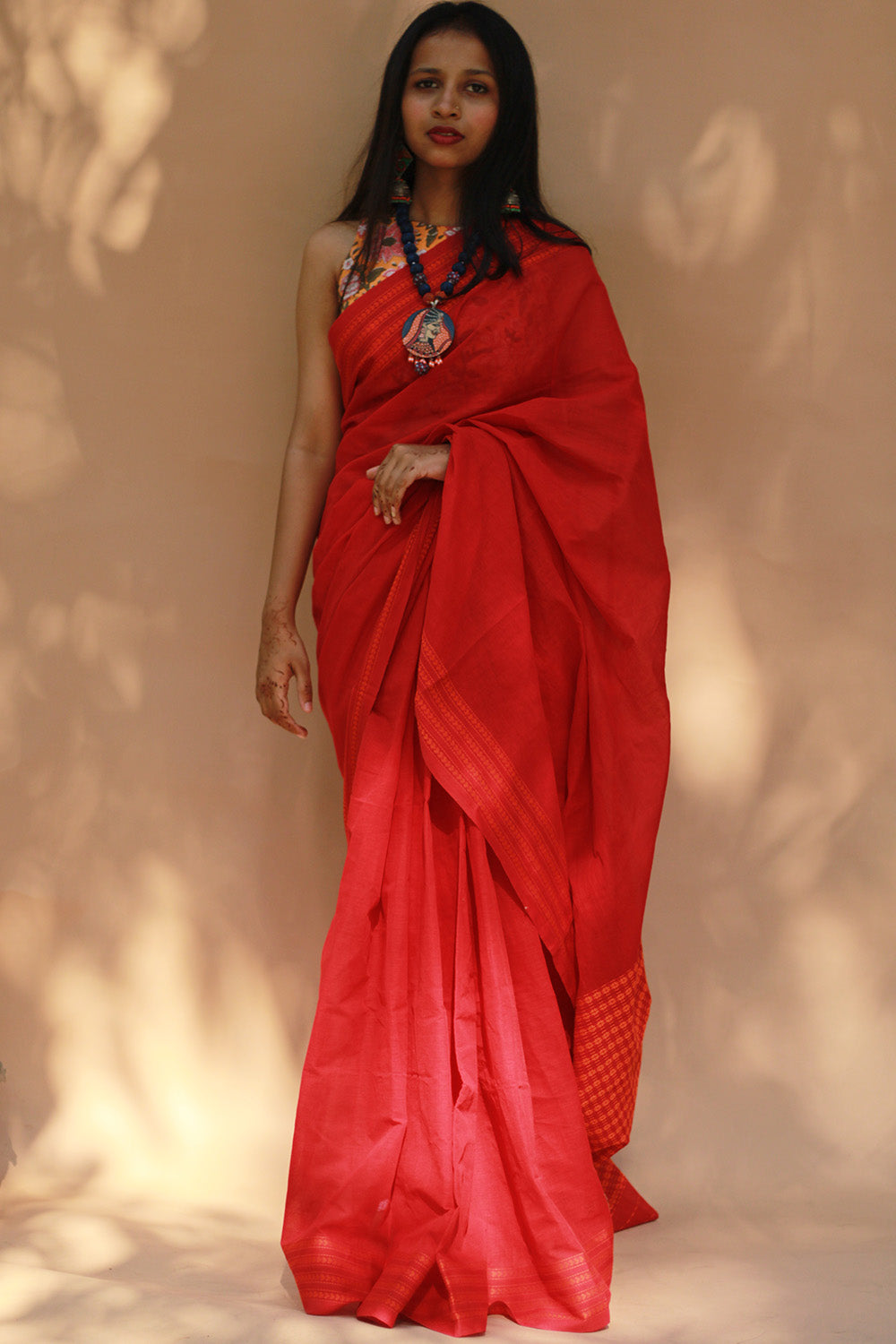 Handloom Cotton Saree | Begumpuri | Rouge