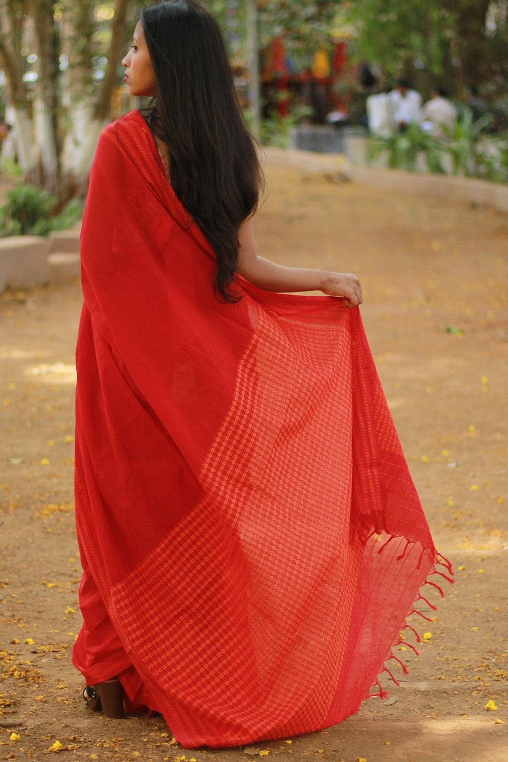 Handloom Cotton Saree | Begumpuri | Rouge