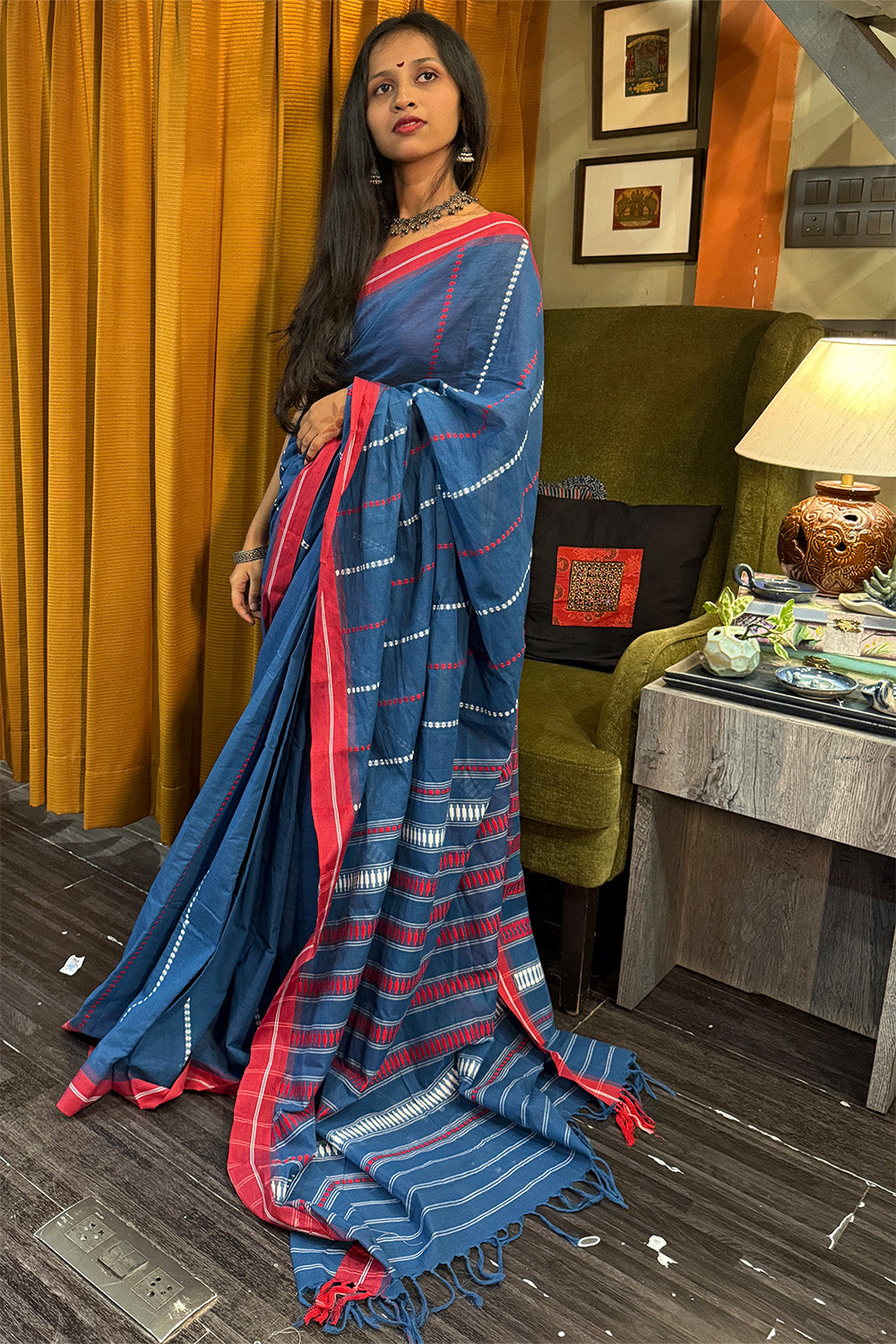 Begumpuri Saree | Blue