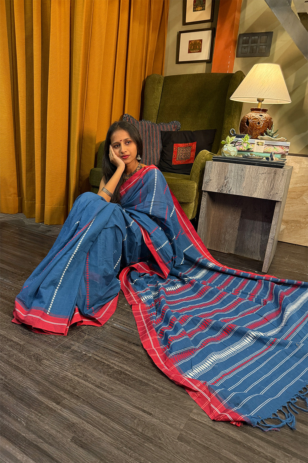 Begumpuri Saree | Blue