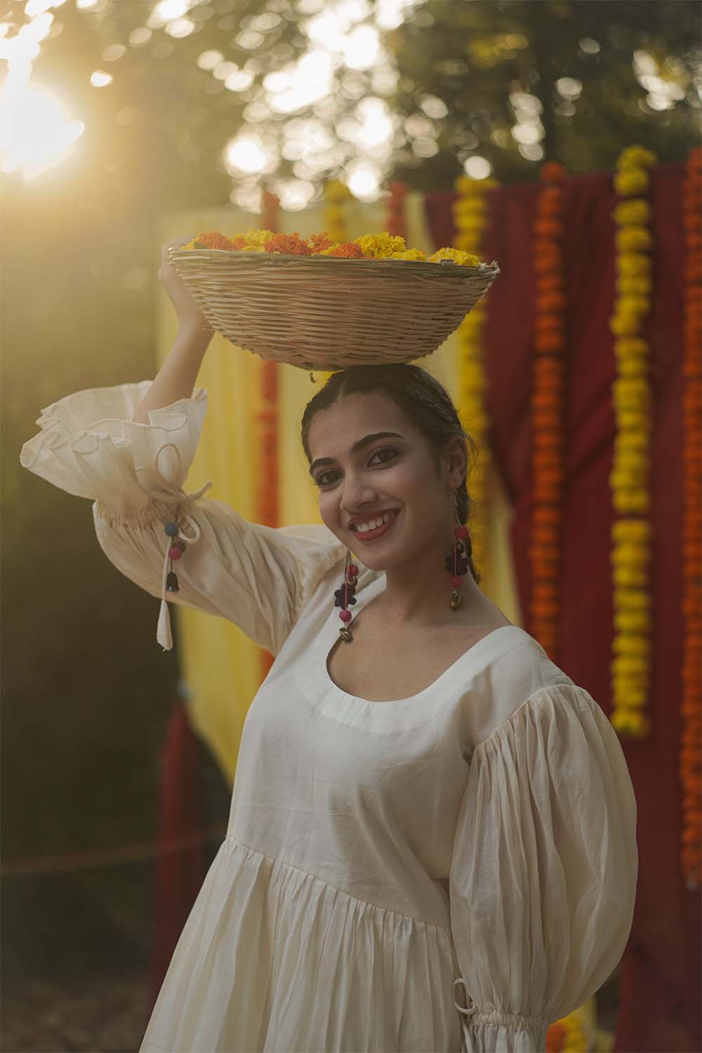 Bohemian Long Dress | Ivory