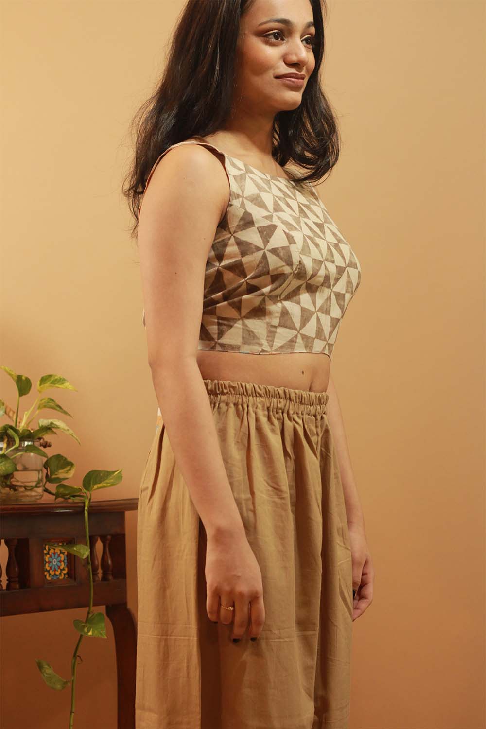 Just Beige Harem Pants