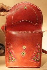 Handcrafted Kutchi Leather Bag