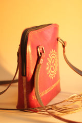 Kutch Leather Handbag | Embroidered