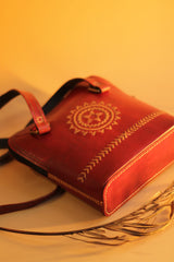 Kutch Leather Handbag | Embroidered