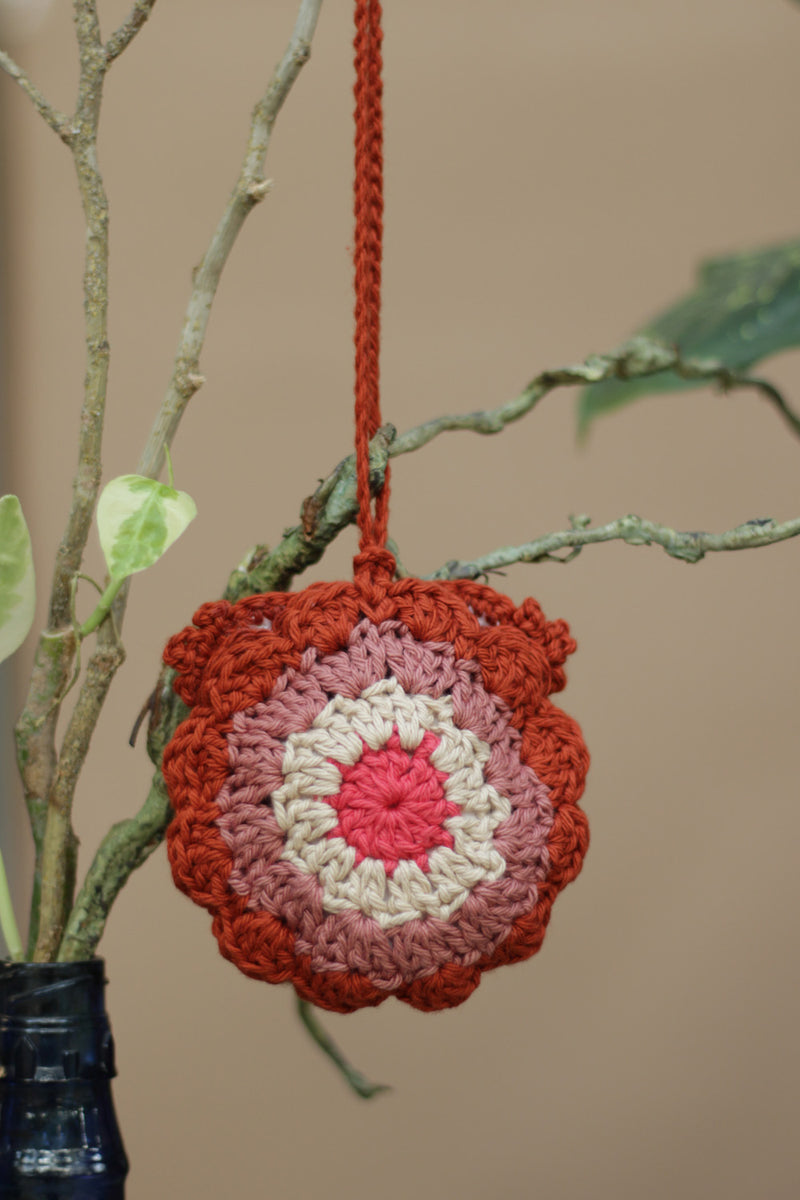 Natkhat Ullu | Knick Knack Crochet Pouch | Rust
