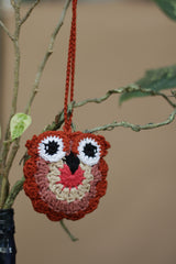 Natkhat Ullu | Knick Knack Crochet Pouch | Rust