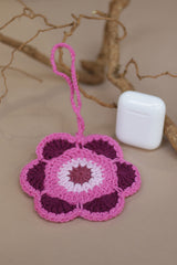 Khilkhilate Phool | Knick Knack Crochet Pouch | Pink