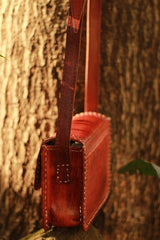Handcrafted Kutch Leather Bag | Brown