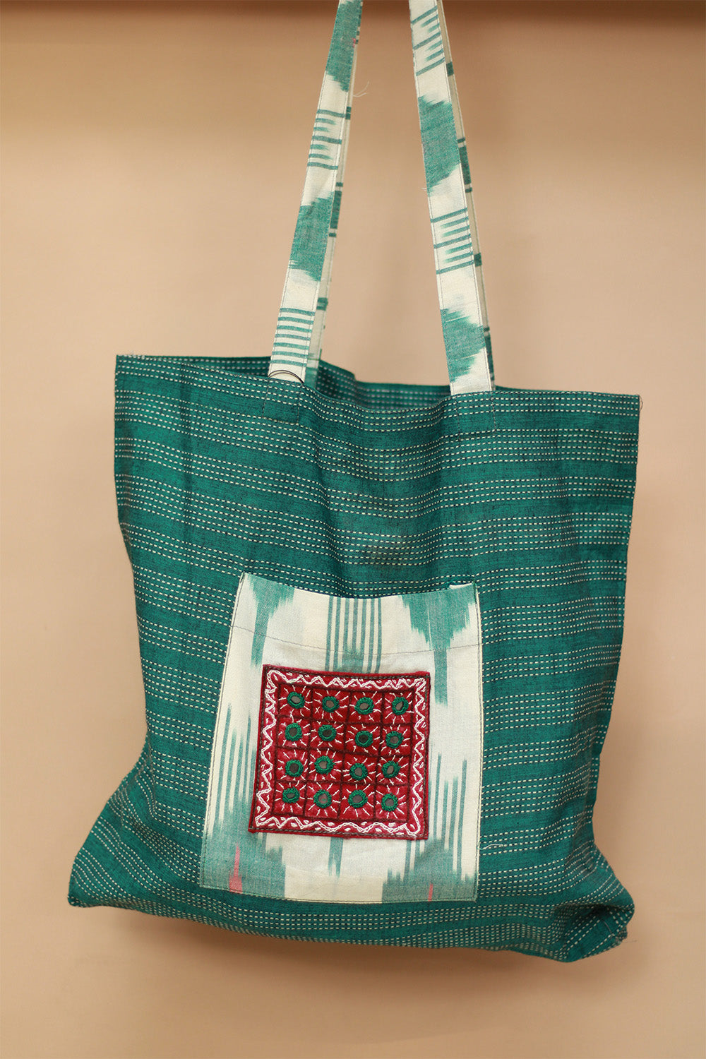 Fabric Jhola Bag | Green