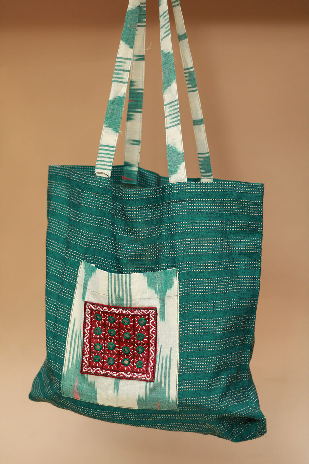 Fabric Jhola Bag | Green