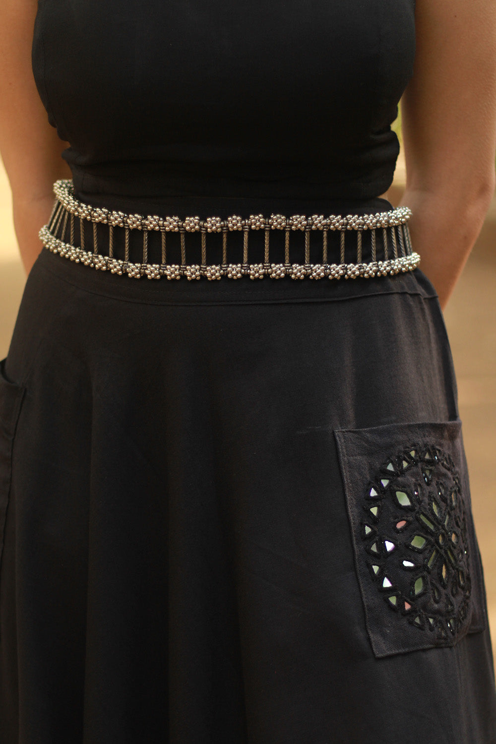 German Silver Belt | Jaali Circles