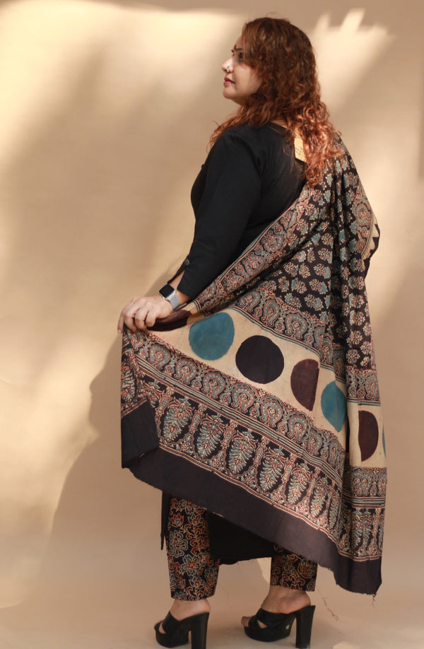 Cotton Ajrakh Dupatta