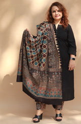 Cotton Ajrakh Dupatta