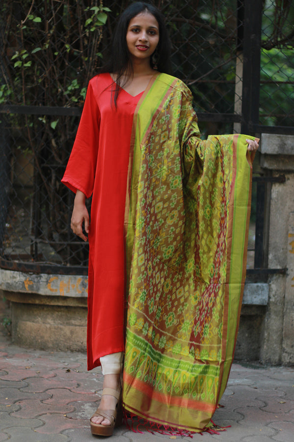 Dupatta | Silk Ikkat