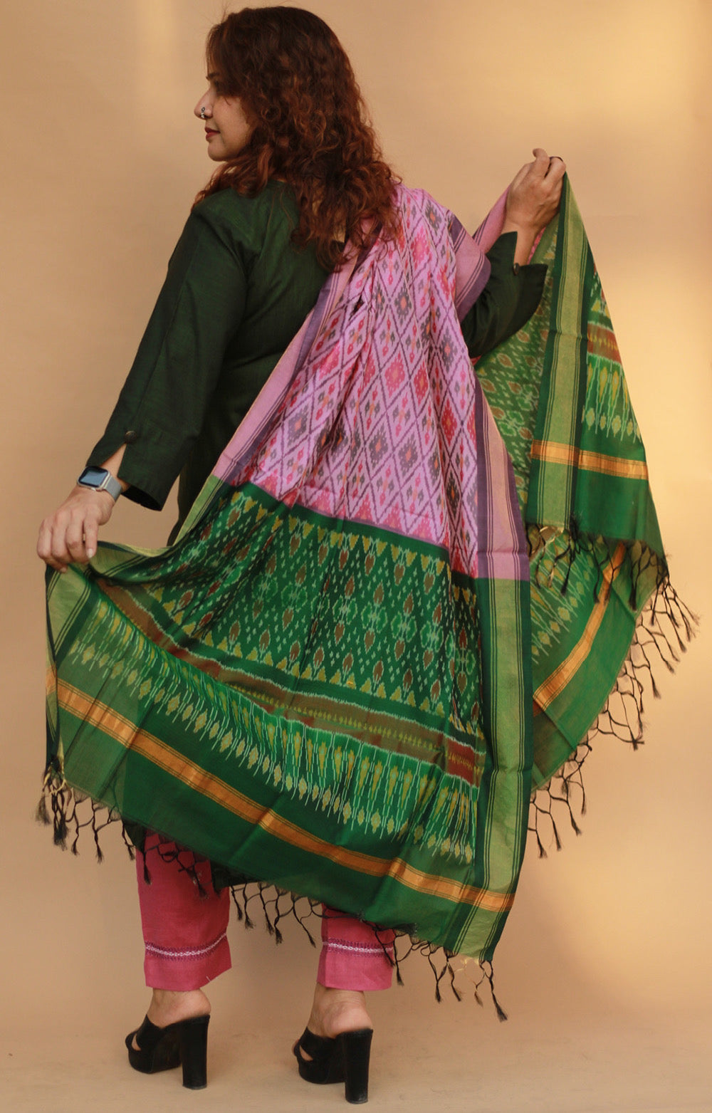 Dupatta | Cotton Silk Ikkat