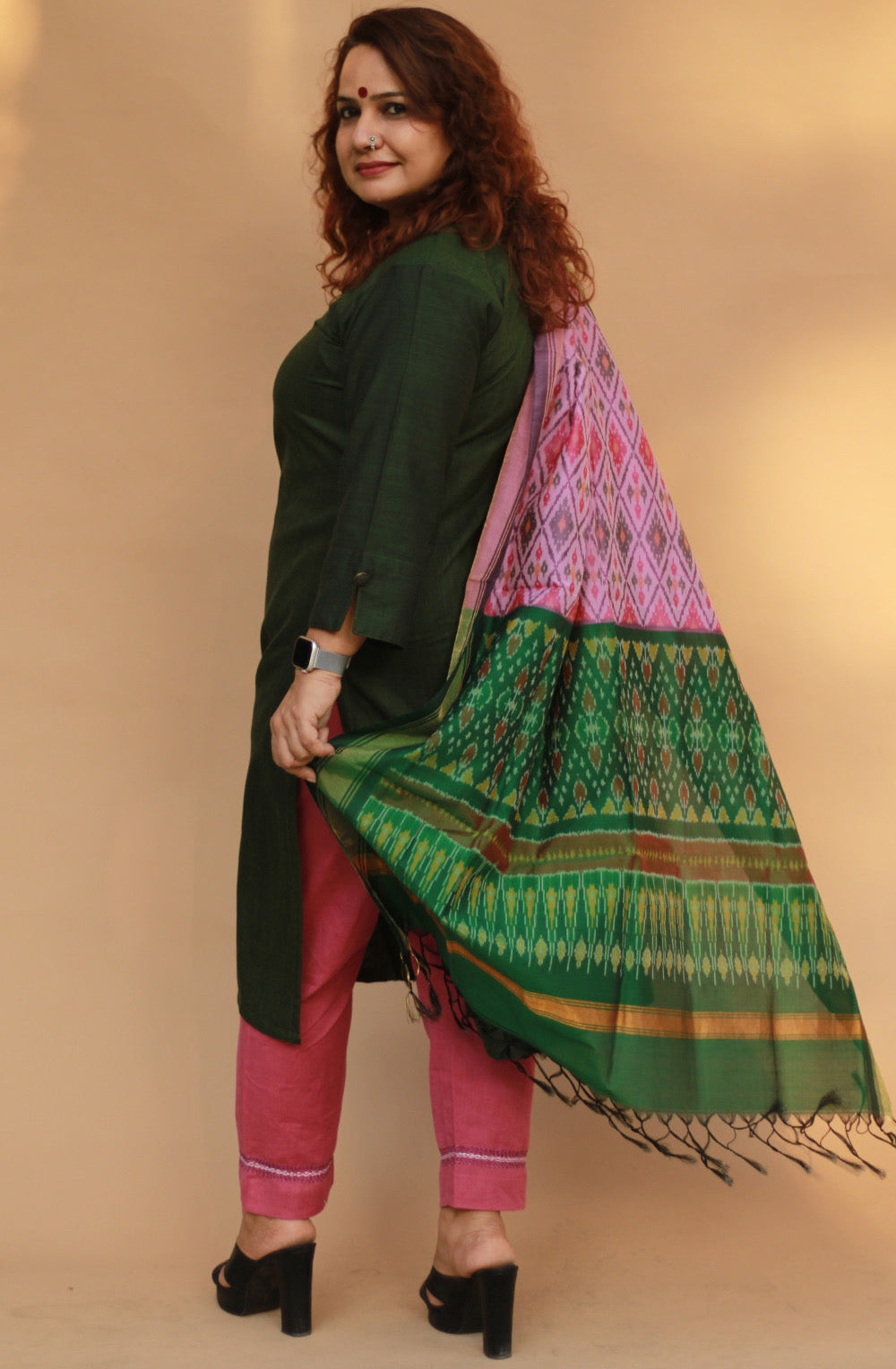 Dupatta | Cotton Silk Ikkat