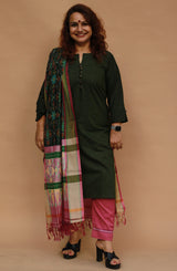Dupatta | Cotton Silk Ikkat
