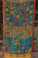 Leela | Cotton Silk Pen Kalamkari Dupatta