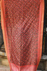 Madhubani Cotton‑Silk Dupatta