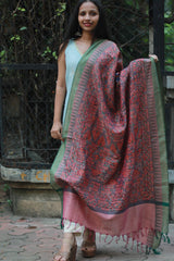 Sleeveless Chanderi Cotton Silk Kurta | Blue