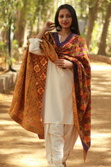 Phulkari | Hand Embroidered Dupatta | Cotton